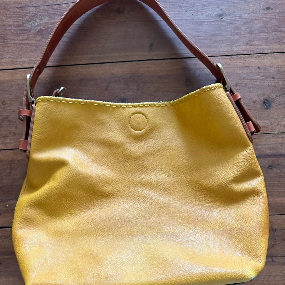 Vegetable Leather Hobo Bag